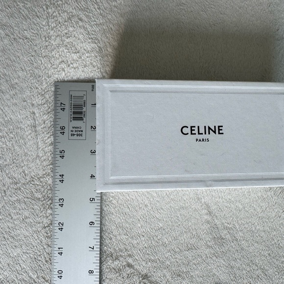 Celine Authentic Gift Jewellery Sunglasses Box Empty EUC Black White Storage - Picture 5 of 6